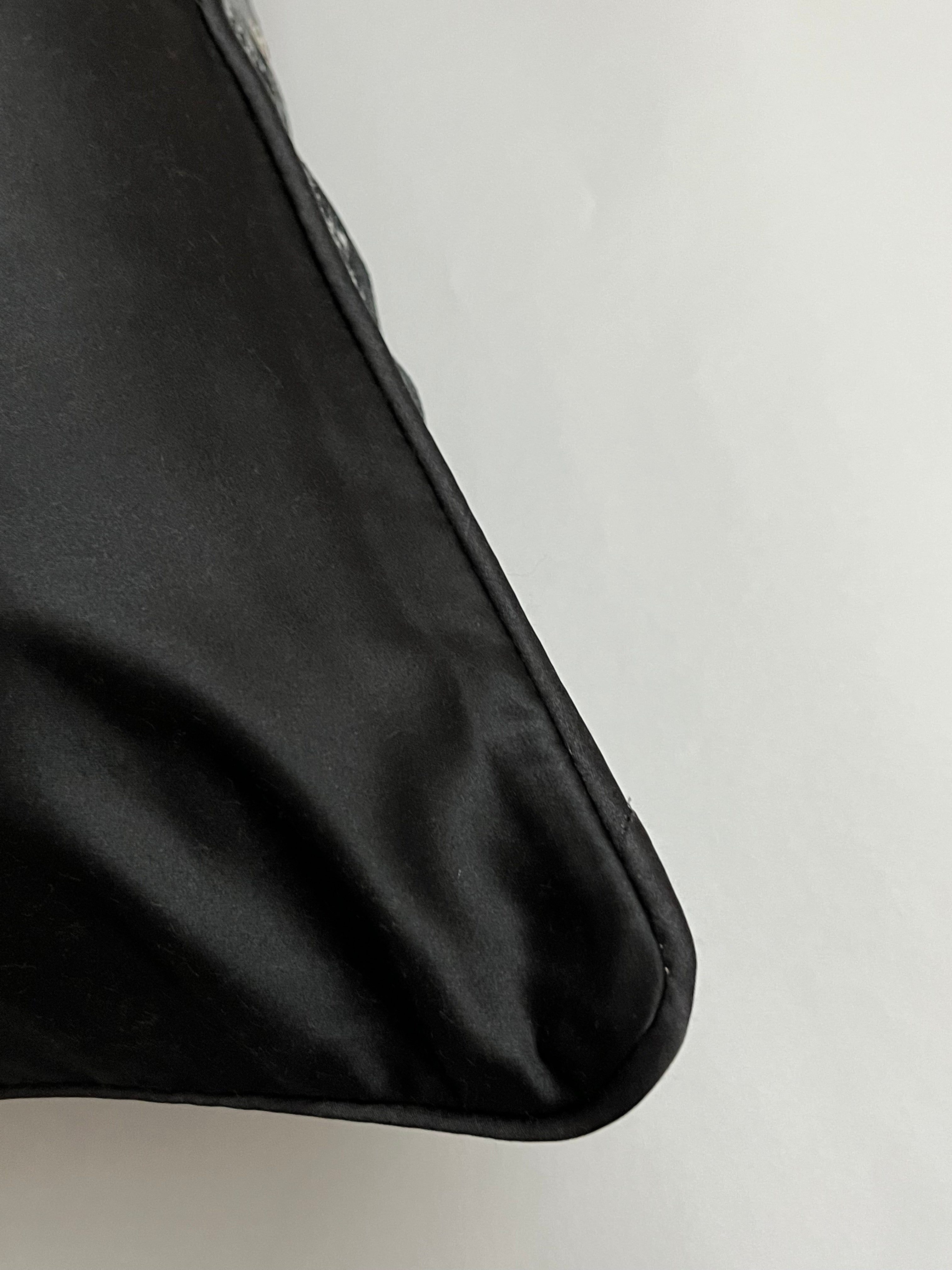 Luxurious Black Cushion Cover 18x18 inches