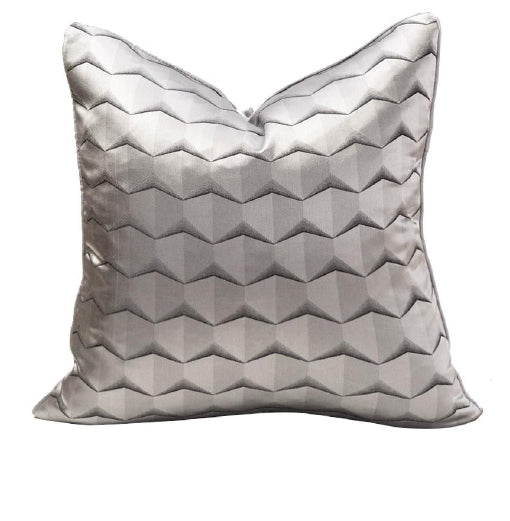 Luxurious Silver Cushion Cover 18x18 inches
