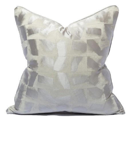 Luxurious Silver Cushion Cover 18x18 inches
