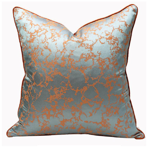 Luxurious Orange Cushion Cover 18x18 inches