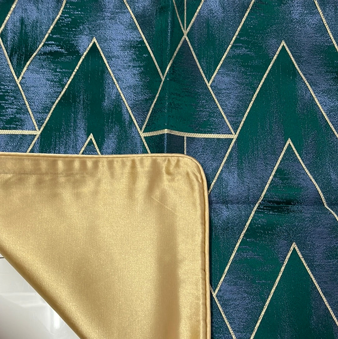 Luxurious Green Cushion Cover 18x18 inches