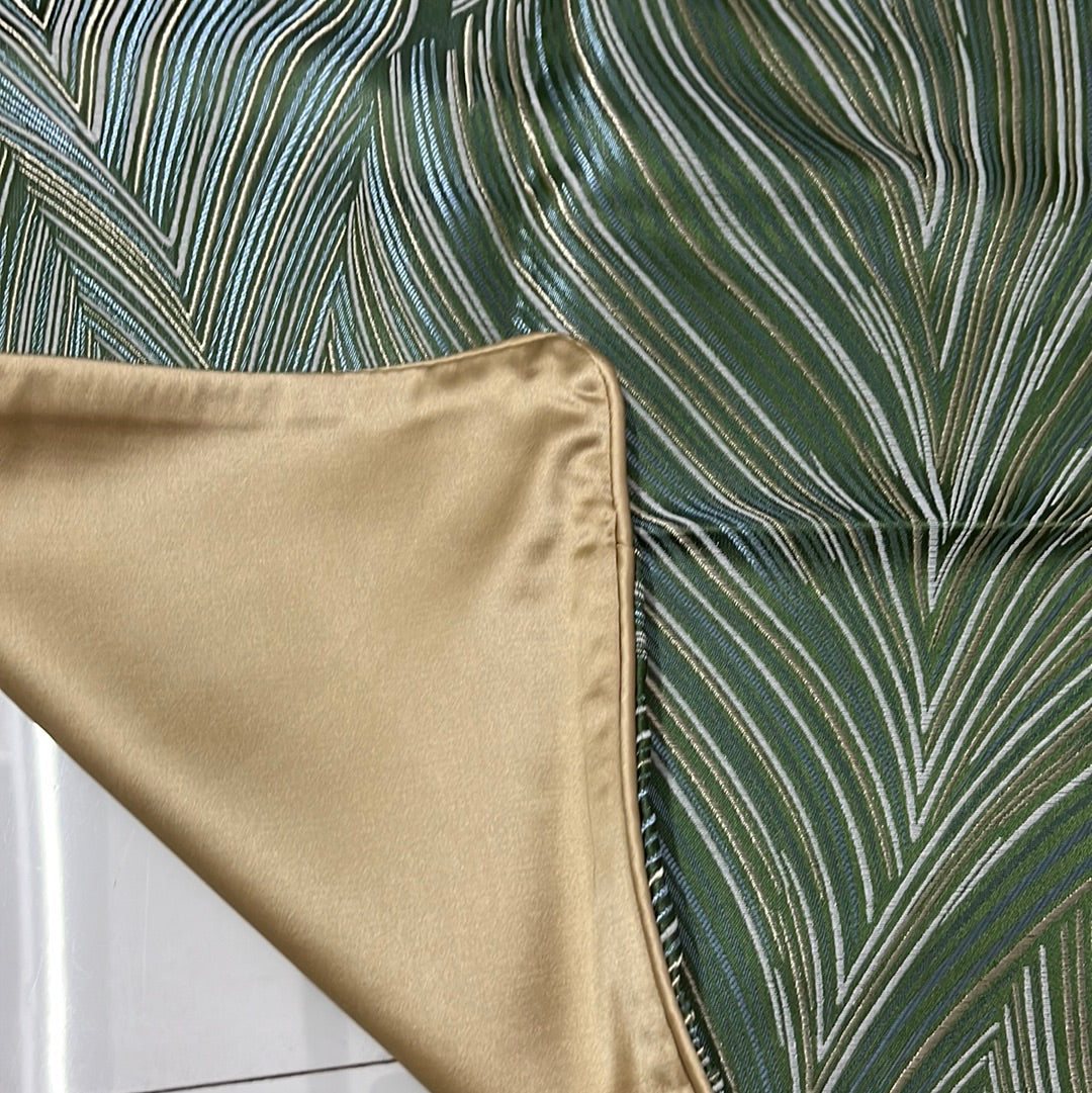 Luxurious Green Cushion Cover 18x18 inches