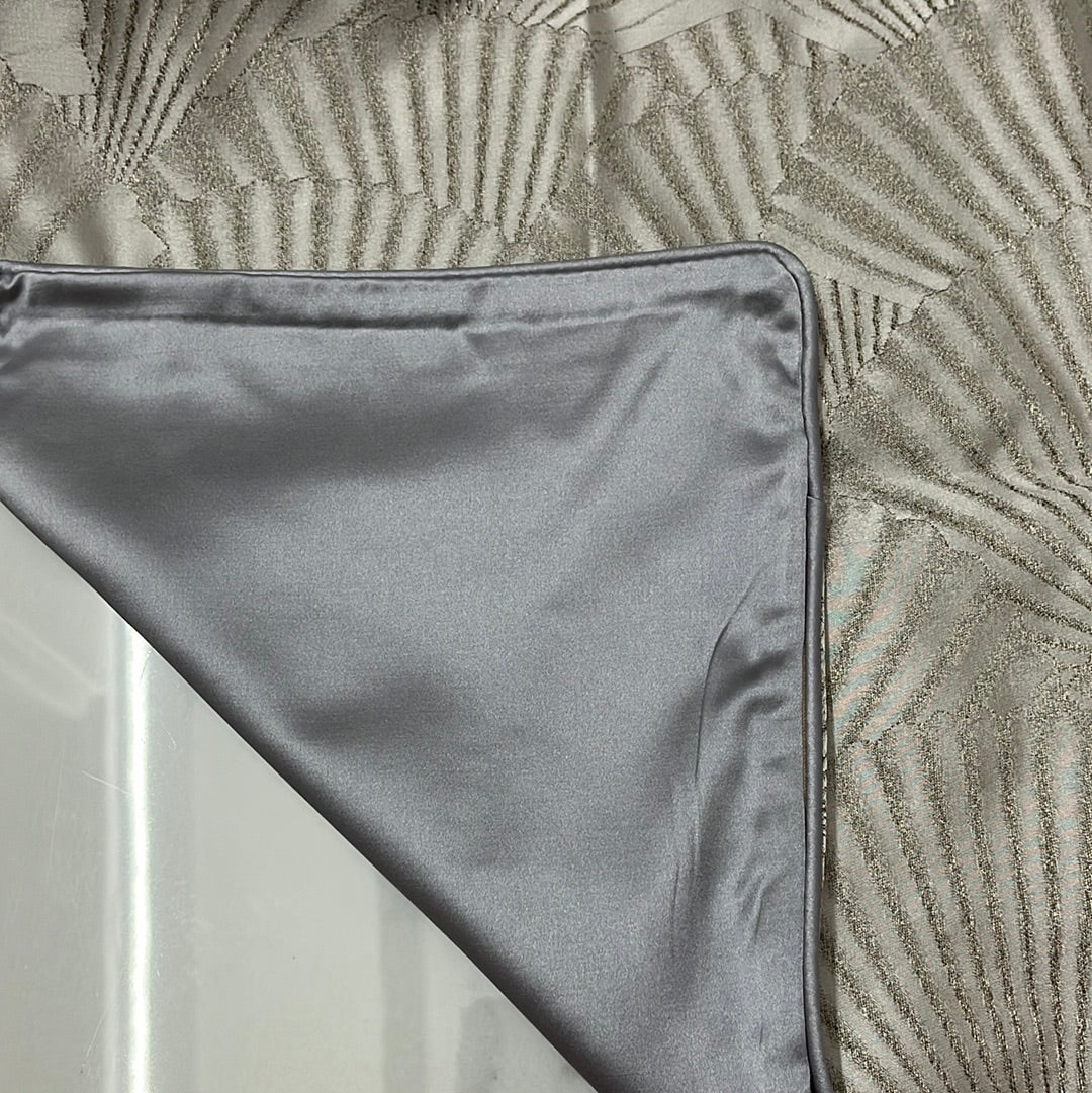 Luxurious Silver Cushion Cover 18x18 inches