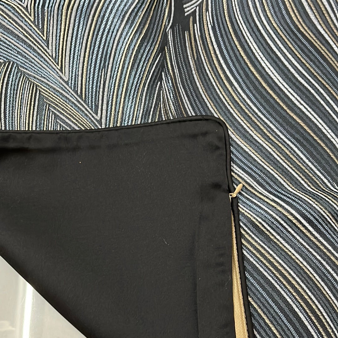 Luxurious Black Cushion Cover 18x18 inches