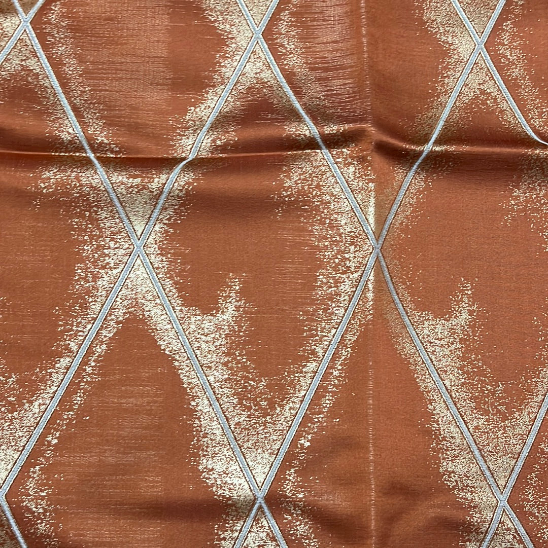 Luxurious Orange Cushion Cover 18x18 inches