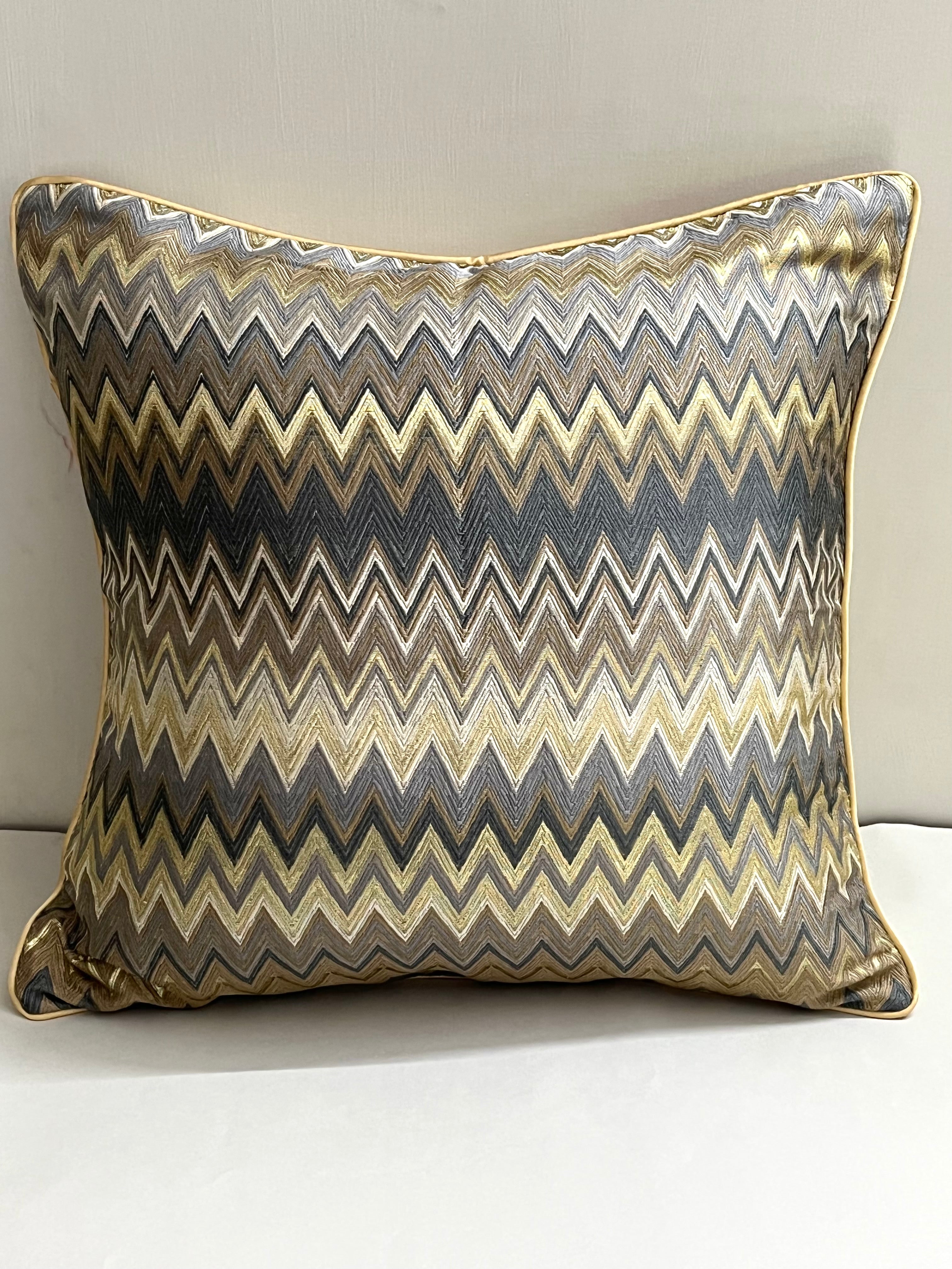 Luxurious Gold Cushion Cover 18x18 inches