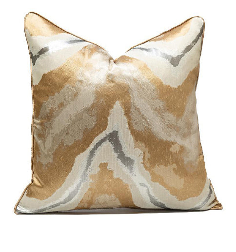 Luxurious Gold Cushion Cover 18x18 inches