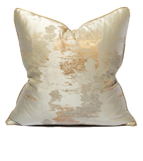 Luxurious Gold Cushion Cover 18x18 inches