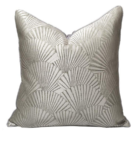 Luxurious Silver Cushion Cover 18x18 inches