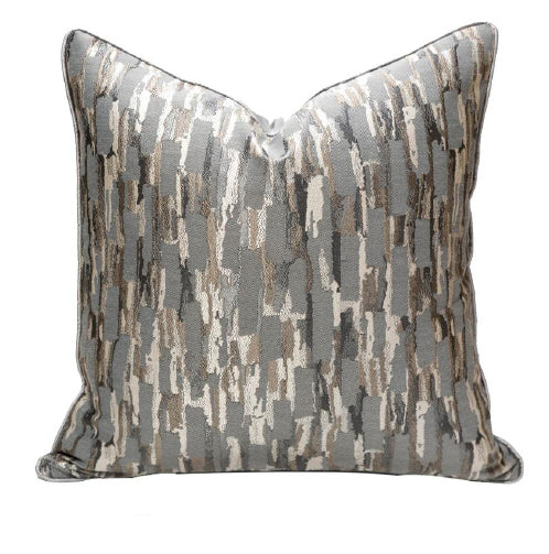 Luxurious Silver Cushion Cover 18x18 inches