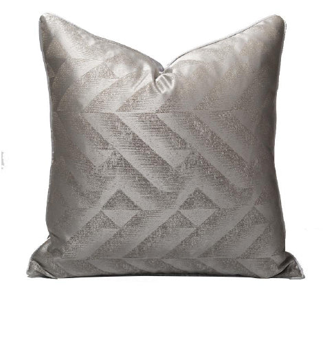 Luxurious Silver Cushion Cover 18x18 inches