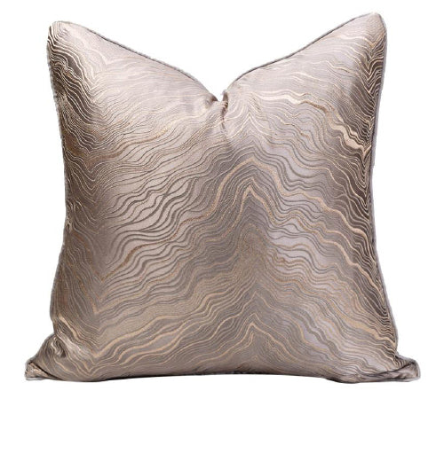 Luxurious Silver Cushion Cover 18x18 inches