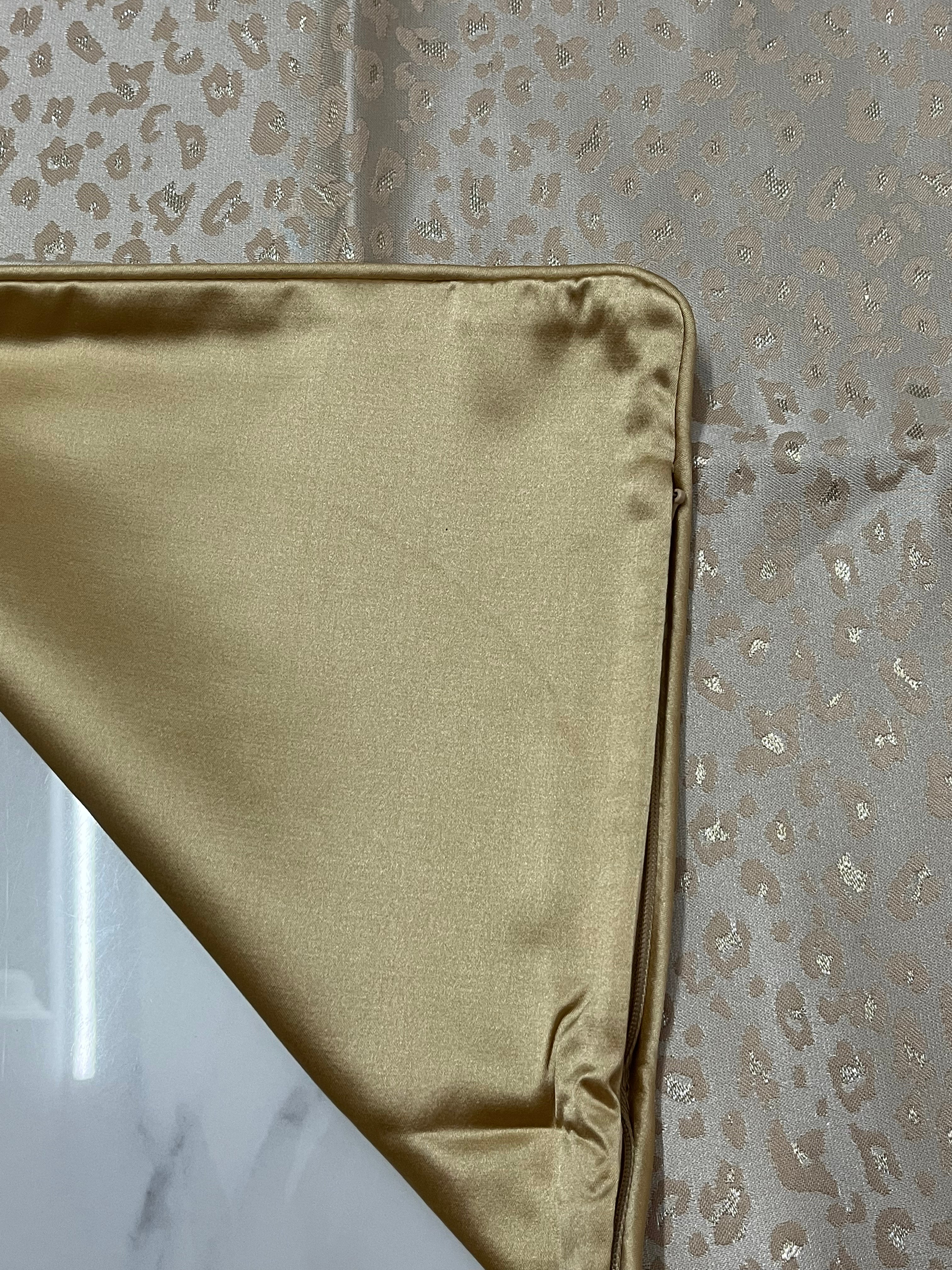 Luxurious Gold Cushion Cover 18x18 inches